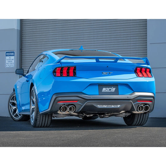 Borla 2024 Ford Mustang GT 5.0L V8 3 in ATAK Catback Non-Active Exhaust- Chrome Quad Tip