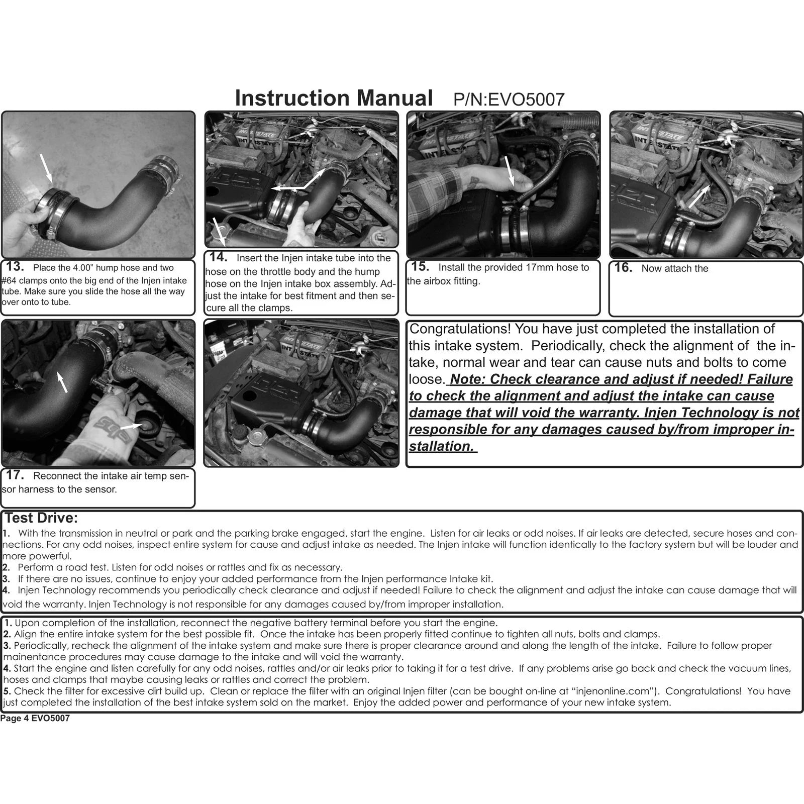 Injen 07-12 Jeep Wrangler 3.8L V6 Evolution Intake
