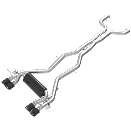 aFe 23-25 BMW M2 L6-3.0L (G87) MACH Force-Xp Cat-Back Exhaust w/ Carbon Fiber Tip