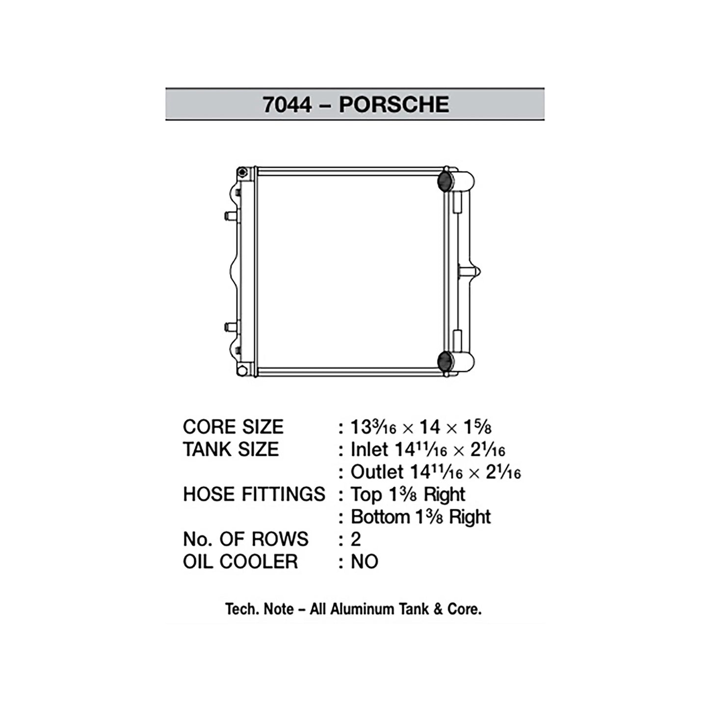 CSF 96-04 Porsche Boxster (986) Radiator (Fits Left & Right Side)