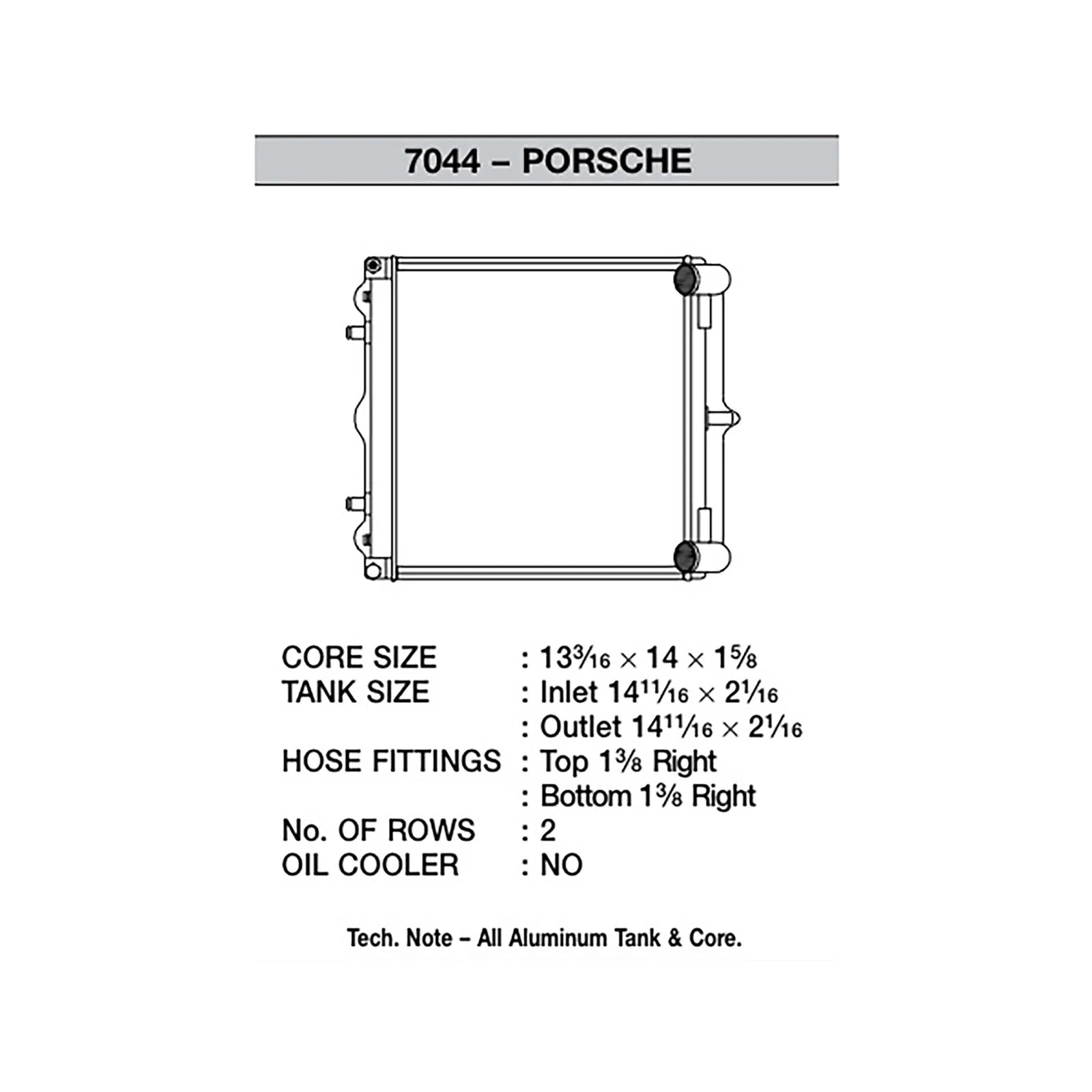CSF 96-04 Porsche Boxster (986) Radiator (Fits Left & Right Side)