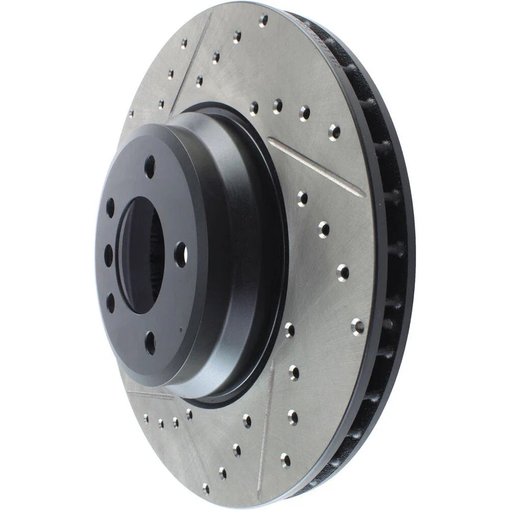 StopTech 07-09 BMW 335 (E90/E92/E93) Slotted & Drilled Right Front Rotor