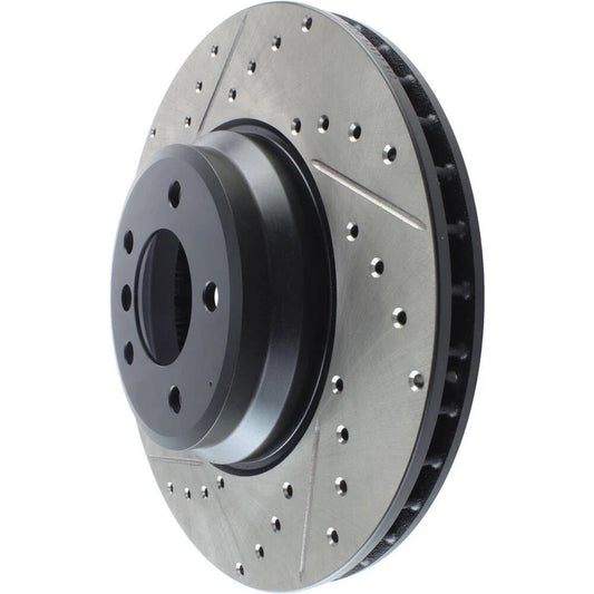 StopTech 07-09 BMW 335 (E90/E92/E93) Slotted & Drilled Right Front Rotor