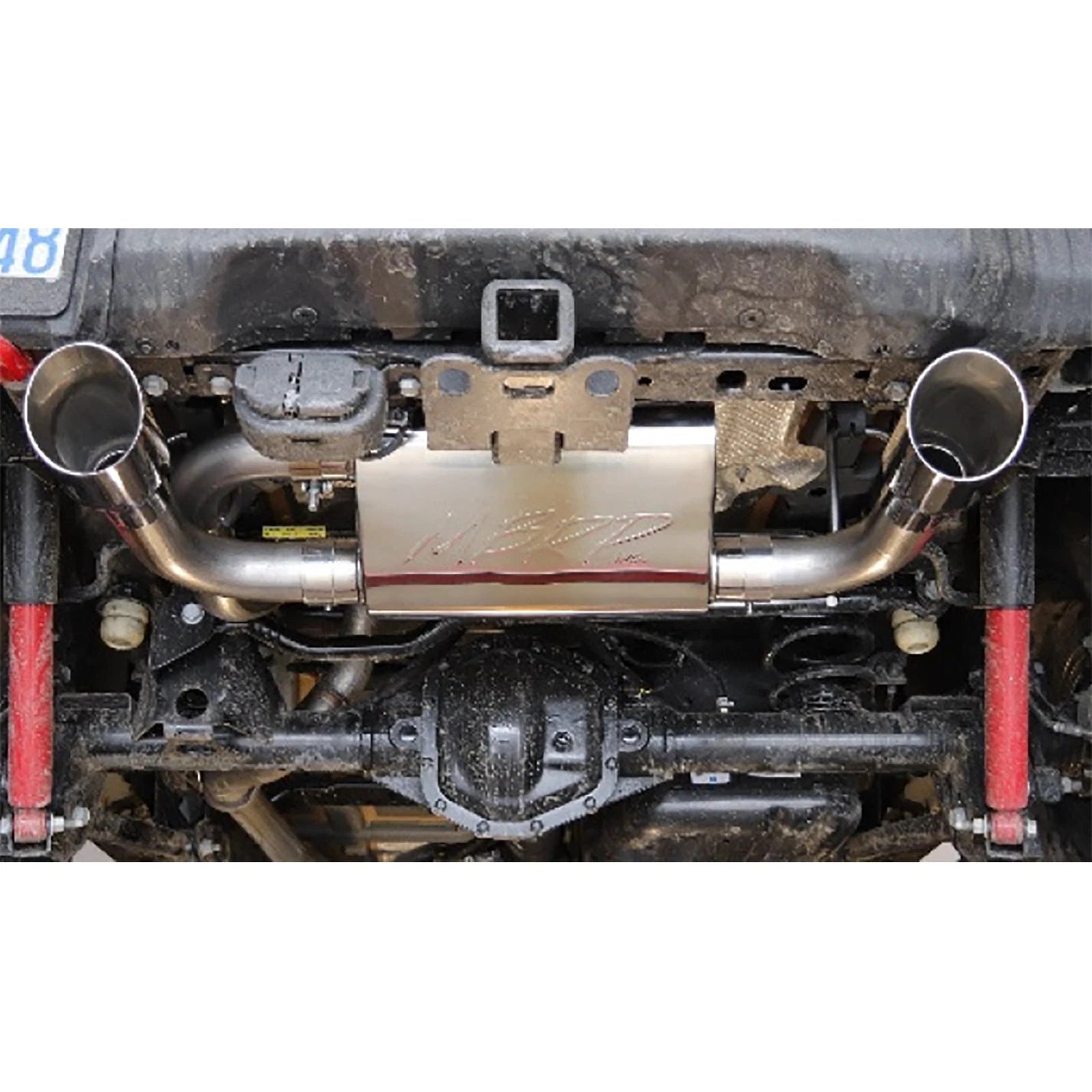 MBRP 2018+ Jeep Wrangler (JL) 3.6L V6 Dual Rear Exit Axle Back AL Exhaust System