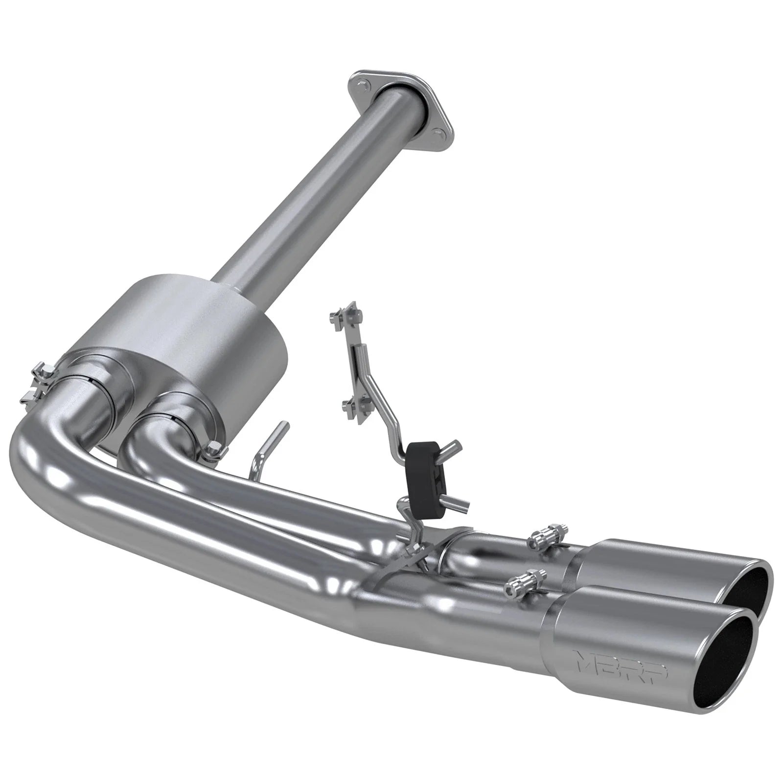 MBRP 15-16 Ford F-150 2.7L/3.5L/5.0L 3in Cat Back Single Side Pre-Axle Dual Exit T304