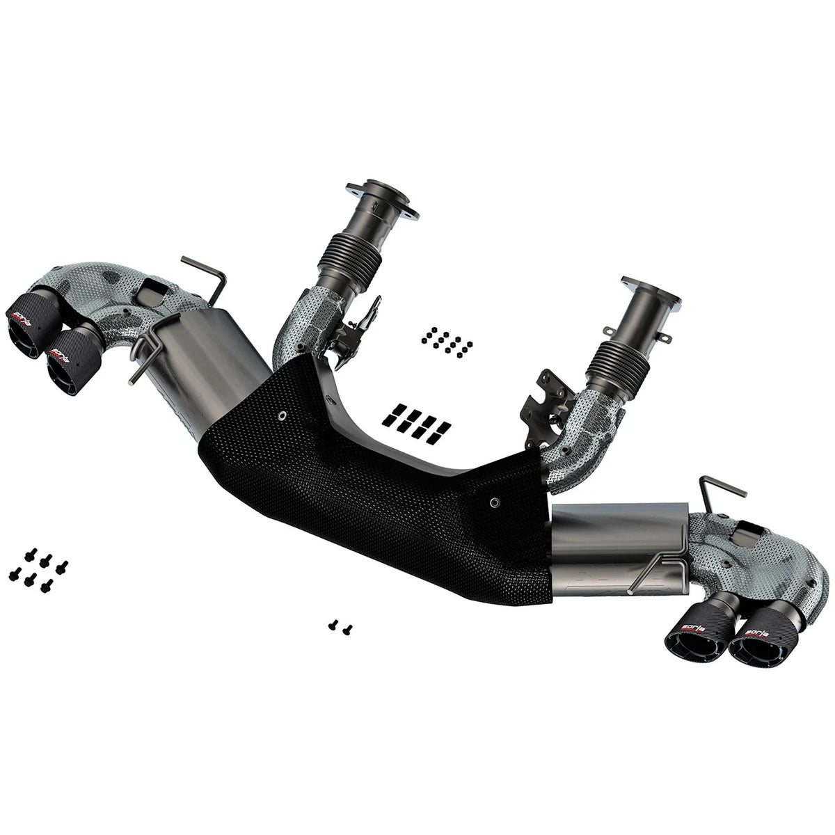 Borla 20-23 Chevy Corvette 6.2L V8 AT w/o NPP 3in ATAK Catback Exhaust - Carbon Fiber Tips