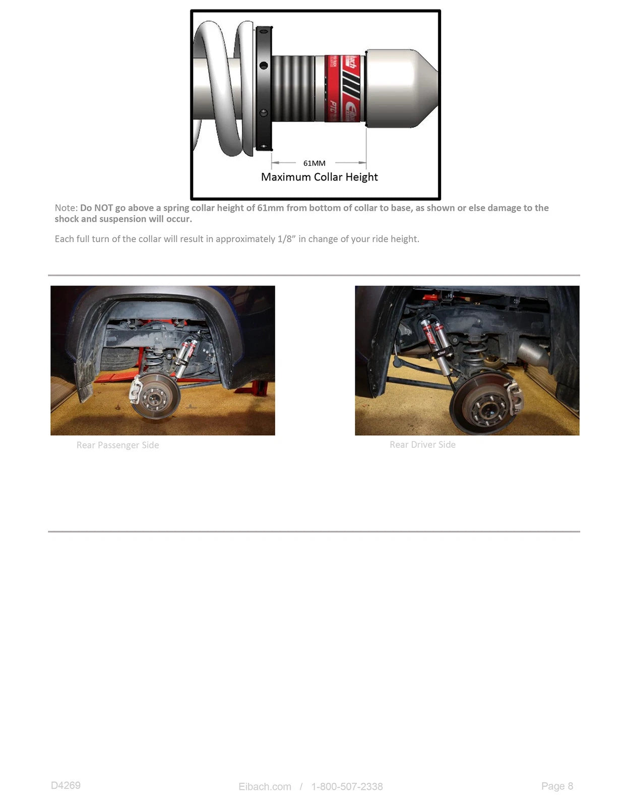 Eibach 2023+ Toyota Sequoia SR5 4WD Pro Truck Lift Kit