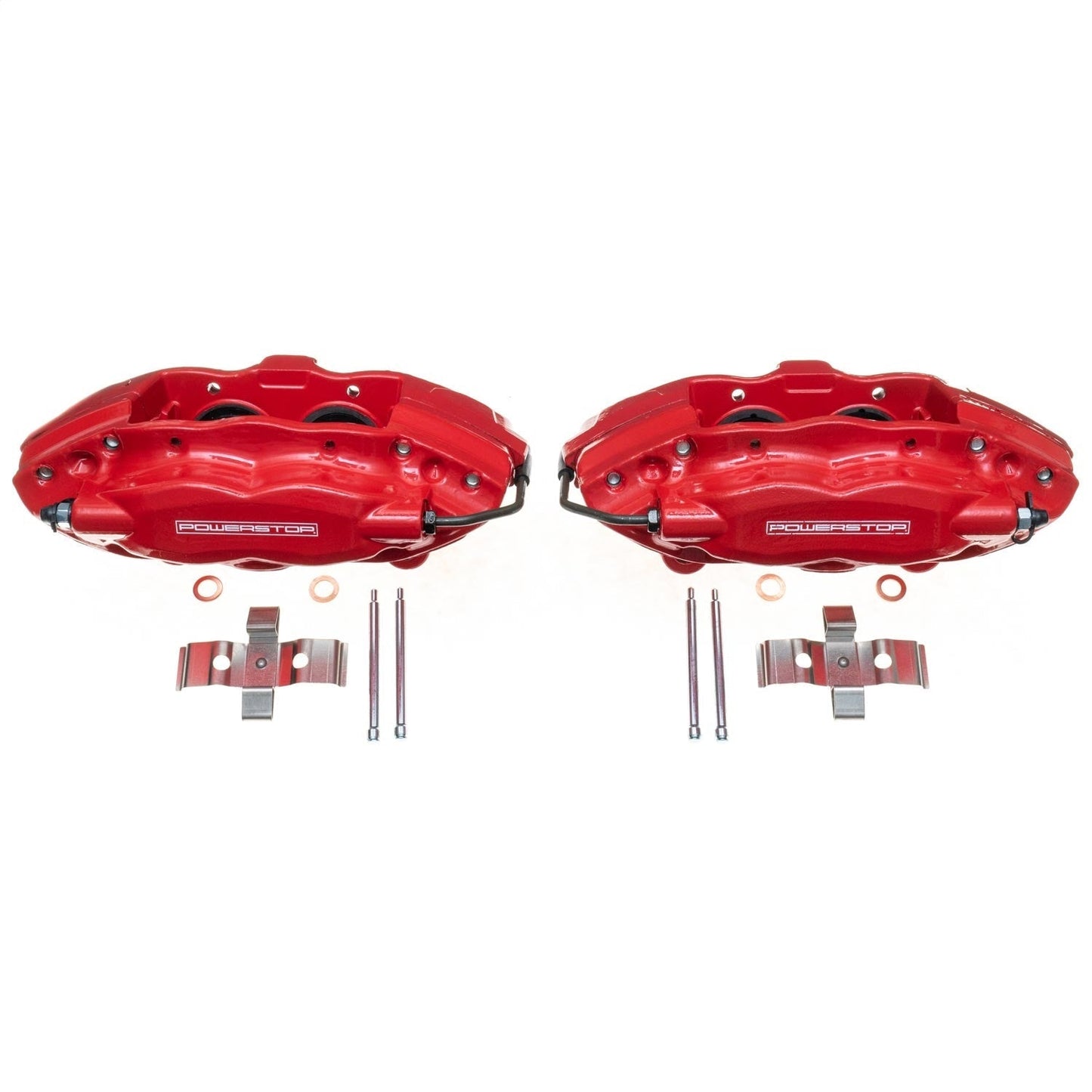 Power Stop 05-10 Chrysler 300 Rear Red Calipers w/o Brackets - Pair