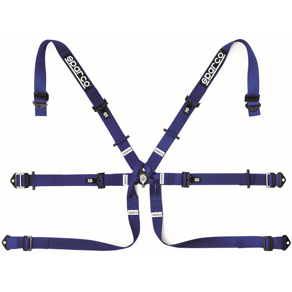 Sparco Formula 2" 6-Point Harness (04819H2NR/AZ/RS)