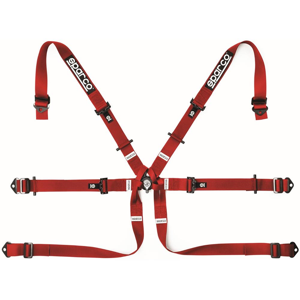 Sparco Formula 2" 6-Point Harness (04819H2NR/AZ/RS)