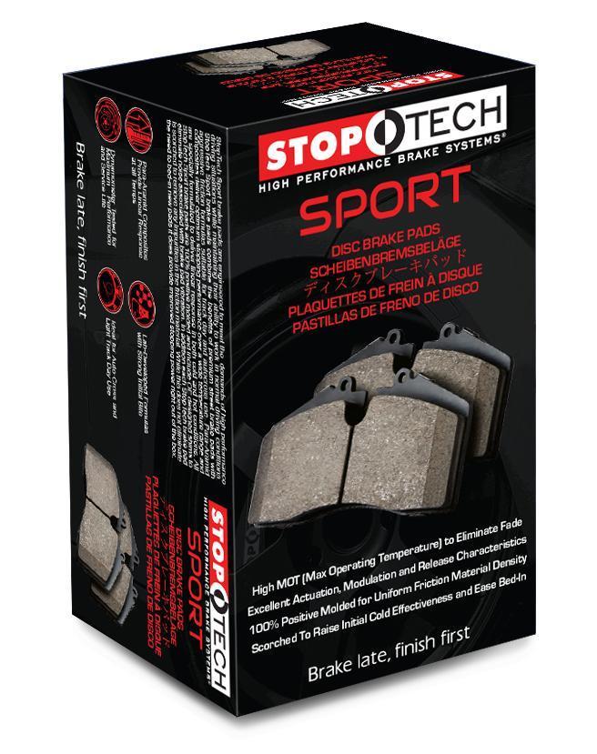 StopTech Sport Front Brake Pads | 2004-2007 BMW 335i E90/E92/E93 (309.09180)