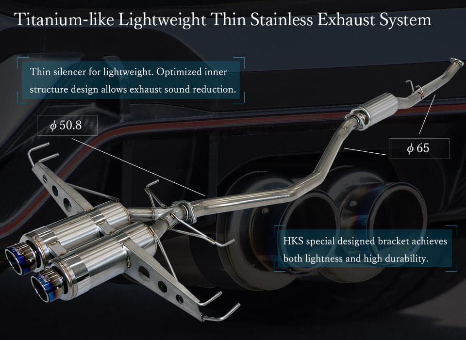 HKS Hi-Power Muffler SPEC-L2 FK8 K20C