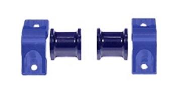 SuperPro 2015 Ford Mustang GT Rear 31mm Sway Bar Mount Bushing & Alloy Bracket Set