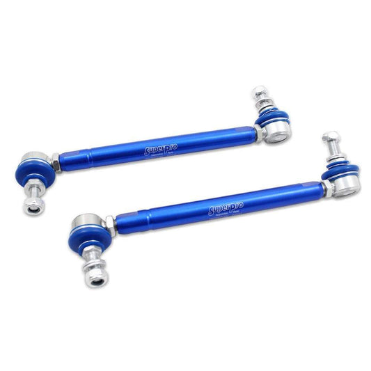 SuperPro 2008 Pontiac G8 Base Front HD Adjustable End Link Set (10mm Studs 300mm-345mm Length)