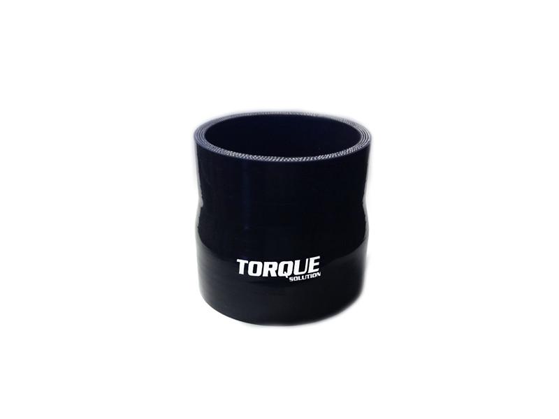 Torque Solution 2.75" to 3" Transition Silicone Coupler - Black (TS-CPLR-T2753BK)