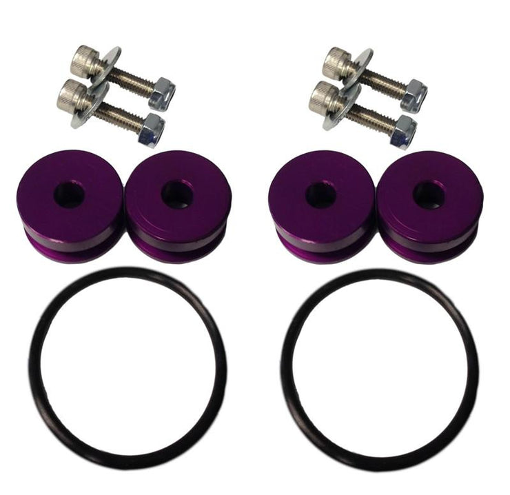 Torque Solution Purple Billet Bumper Quick Release Kit (TS-UNI-026PR)