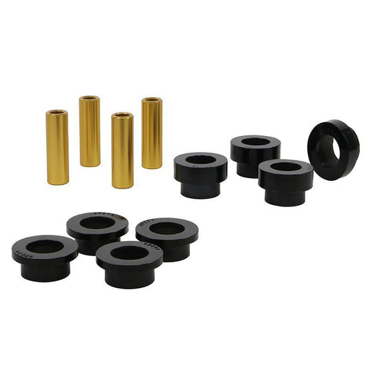 Whiteline 07+ Nissan Skylkine R35 GT-R AWD Front Camber Adj Kit-Upper C/Arm Bushes