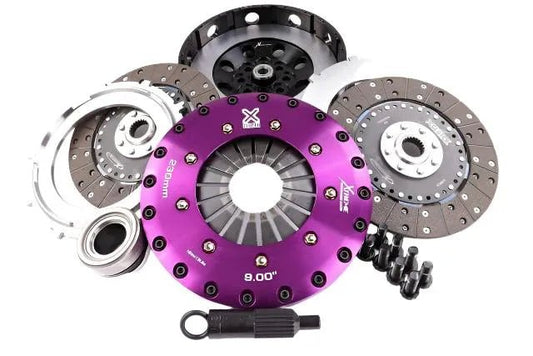 XClutch 9in Twin Organic Clutch w/ Chromoly Flywheel | BMW 330Ci/330i (04 - 06) (XKBM23554 - 2G) - ABS Auto Body