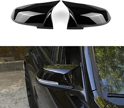 M Style Gloss Black Mirror Caps