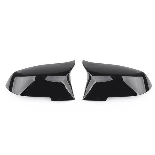 M Style Gloss Black Mirror Caps