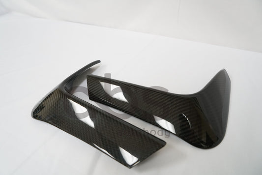 F8X REAR CARBON FIBER BUMPER SPLITTERS