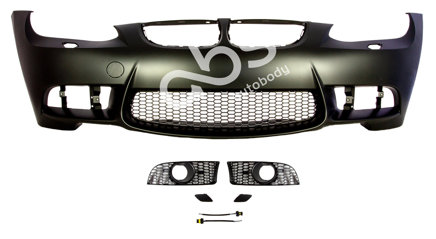 M3 Style Front Bumper with Fog Lights - BMW E92