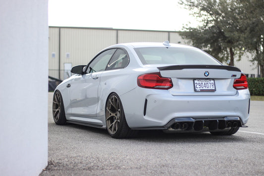 F87 M2/ COMP CARBON FIBER GT STYLE REAR DIFFUSER