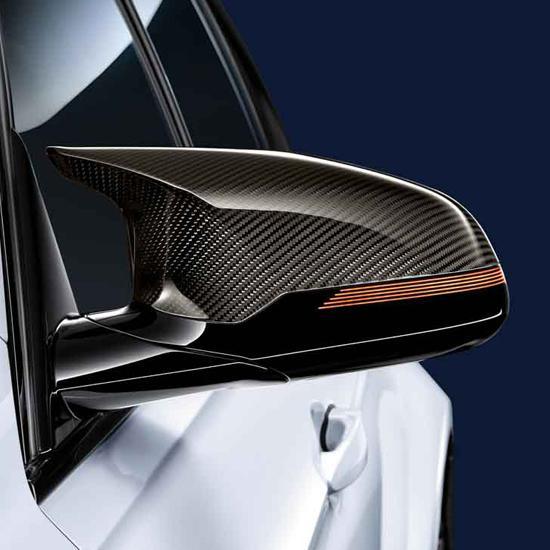 OEM BMW M Performance Carbon Fiber Mirror Caps