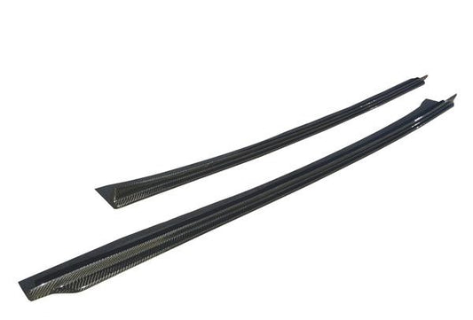 BMW F10 5-SERIES CARBON FIBER 3D STYLE SIDE SKIRT EXTENSIONS