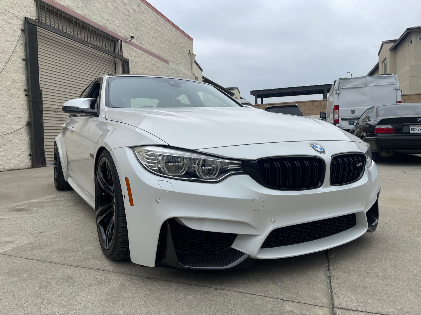 F8X FRONT CARBON FIBER SPLITTERS