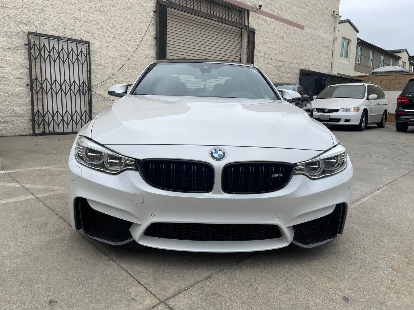 F8X FRONT CARBON FIBER SPLITTERS