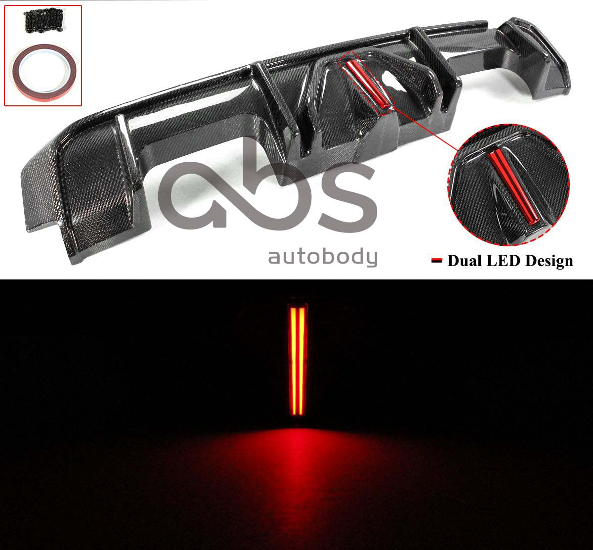 G8X CARBON LED DIFFUSER + OPTIONAL REAR EXTENSIONS